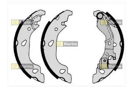 Гальмівні колодки барабанные STARLINE BC 07690