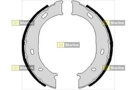 Гальмівні колодки барабанные STARLINE BC 07960