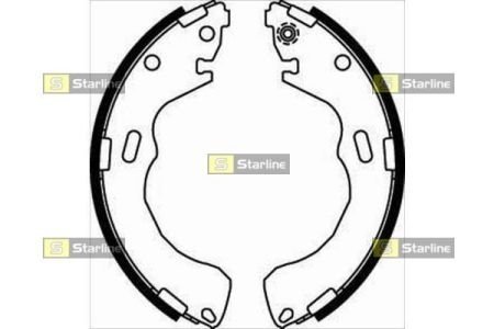 Гальмівні колодки барабанные STARLINE BC 08030