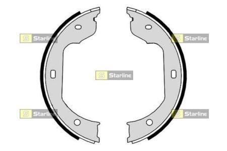 Гальмівні колодки барабанні STARLINE BC09110