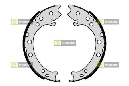 Гальмівні колодки барабанные STARLINE BC09420 (фото 1)