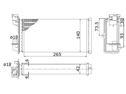 Радиатор опалення STARLINE BW6022