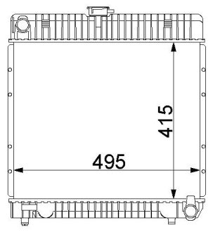 Радиатор охолодження STARLINE MS2042