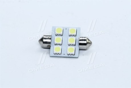 Лампа LED Софітні C5W 24V T11x36-S8.5 (6 SMD size5050) <> TEMPEST Tmp-11T11-24V