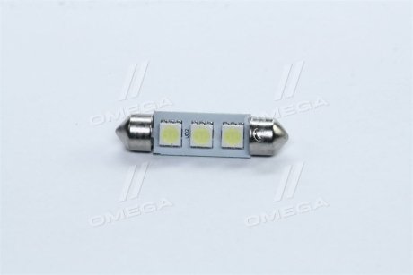 Лампа LED Софітні C5W 24V T11x39-S8.5 (3 SMD size5050) білий <> TEMPEST Tmp-13T11-24V