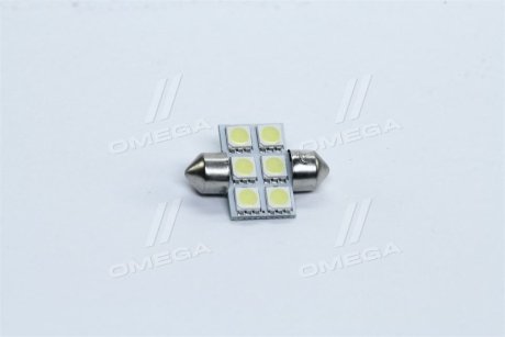 Лампа LED Софітні C5W 12V T11x31-S8.5 (6SMD, розмір 5050) білий <> TEMPEST Tmp-18T11-12V (фото 1)