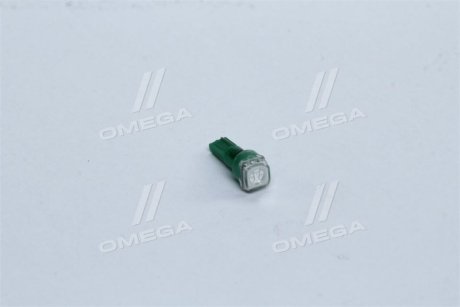 Лампа LED б / ц панель приладів, підсвічування кнопок Т5-02 (1SMD) W2,0 х4,6d зелена 12V<> TEMPEST Tmp-29T5-12V (фото 1)