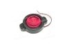 Ліхтар габаритний 24V 10 LED червоний круглий TEMPEST TP02-55-100 (фото 1)