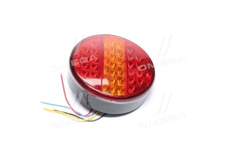 Ліхтар задній круглый LED желтый 24v TEMPEST TP 56-12-58