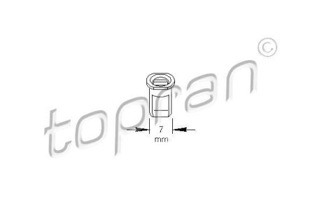 Втулка TOPRAN / HANS PRIES 102891 (фото 1)