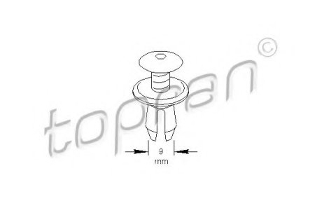 Кліпса TOPRAN / HANS PRIES 108802 (фото 1)