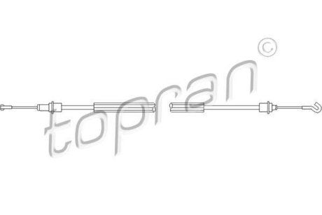 Система управления ручки двери TOPRAN / HANS PRIES 109 453 (фото 1)