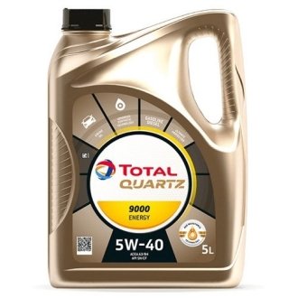 Моторна олива Quartz 9000 Energy 5W-40, 5л TOTAL 174189