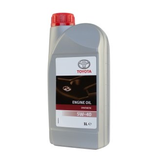 Олива моторна Engine Oil Synthetic 5W-40, 1л TOYOTA 0888080836