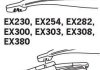 Щетка стеклоочистителя каркасная задняя 300mm (12\\) ExactFit Rear Renault Espace V, Nissan Qashqai, Kia Picanto (EX308B) Trico EX308 (фото 3)