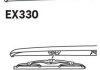 Щетка стеклоочистителя каркасная задняя 330mm (13\\) ExactFit Rear Audi A3, A4, Q7, Kia Sportage (EX330B) Trico EX330 (фото 4)