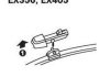 Щетка стеклоочистителя каркасная задняя 330mm (13\\) ExactFit Rear BMW X3, Skoda Yeti, VW Touran (EX334B) Trico EX334 (фото 4)