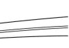 Щетка стеклоочистителя каркасная задняя 330mm (13\\) ExactFit Rear Hyundai I-30 (EX335B) Trico EX335 (фото 3)