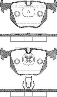 Колодки гальмівні дискові TRISCAN 8110 11005