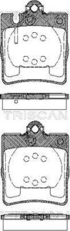 Колодки гальмівні дискові TRISCAN 8110 23027