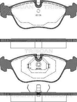 Колодки гальмівні дискові TRISCAN 8110 27175