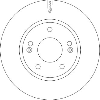 Диск гальмівний TRW DF6936 (фото 1)