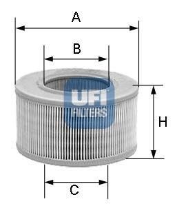 ПОВІТРЯНИЙ ФІЛЬТР UFI 30.118.01