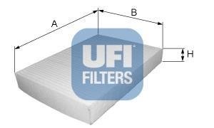 Фiльтр салону UFI 53.189.00