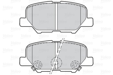 Гальмівні колодки дискові CITROEN/MAZDA/MITSUBISHI/PEUGEOT C4/6/Lancer/Outlander/4008 "R "1,6-3,0 Valeo 302152