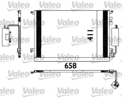 Радиатор кондиціонера Valeo 817648