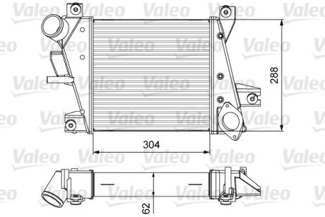 Интеркулер Valeo 818360