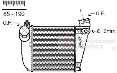 Радиатор інтеркулера Van Wezel 03004354 (фото 1)