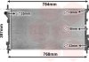 Радиатор охолодження TRANS CONN 18i/18TDCi 04- Van Wezel 18002411 (фото 2)