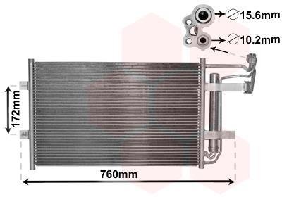 Радиатор кондиціонера Van Wezel 27005252 (фото 1)