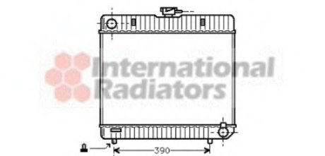 Радиатор охолодження двигуна MB W123/W126 MT 76-84 Van Wezel 30002042