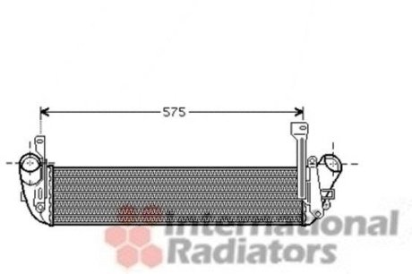 Интеркулер NISSAN. RENAULT (Van Weze) Van Wezel 43004346