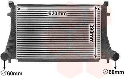 Радиатор інтеркулера Van Wezel 58014702 (фото 1)