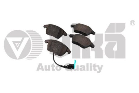 Колодки тормозные передні с датчиком износа Skoda Octavia (13-)/VW Golf (13-)/Audi A3 (13-) Vika 66981688801 (фото 1)