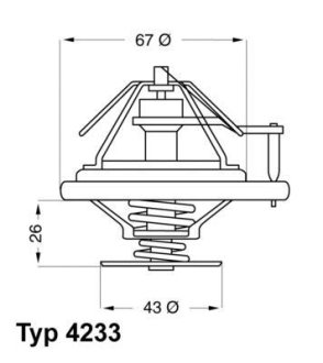 Автозапчасть WAHLER 4233.80D