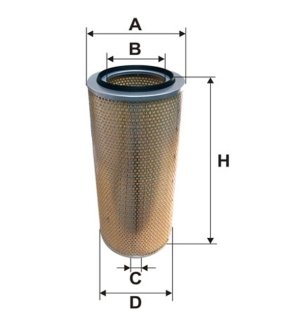 Фільтр повітряний /408 (вир-во WIX-FILTERS) WIX FILTERS 42325E