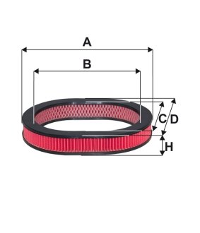 Фільтр повітряний /320 (вир-во -FILTERS) WIX FILTERS WA6011 (фото 1)