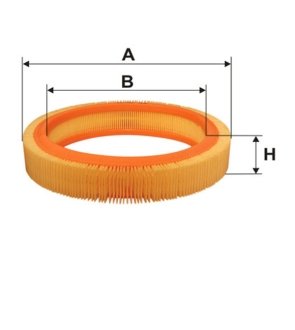 Фільтр повітряний /AR206 (вир-во WIX-FILTERS) WIX FILTERS WA6388