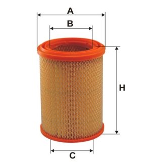 Фільтр повітряний /211 (вир-во WIX-FILTERS) WIX FILTERS WA6392