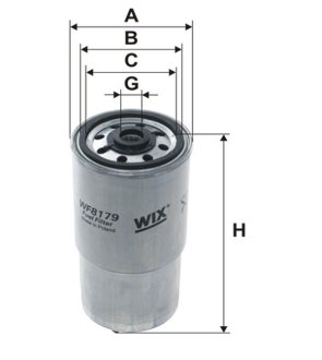 Фільтр топл. (вир-во Wix-Filtron) PP954/ WIX FILTERS WF8179