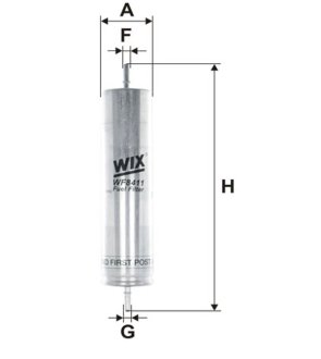 Фільтр паливний (вир-во WIX-FILTERS) WIX FILTERS WF8411