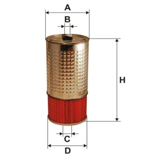 Фільтр масляний двигуна MERCEDES /OC601 (вир-во -FILTERS) WIX FILTERS WL7001 (фото 1)