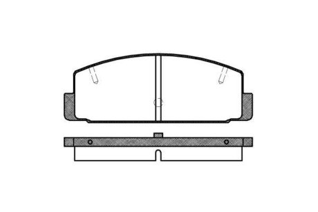 Гальмівні колодки зад. Mazda 6/626 1.8-2.5 99-13 WOKING P079320