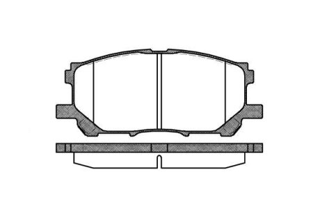 Гальмівні колодки пер. Lexus RX 03-08 (sumitomo) WOKING P1139300 (фото 1)