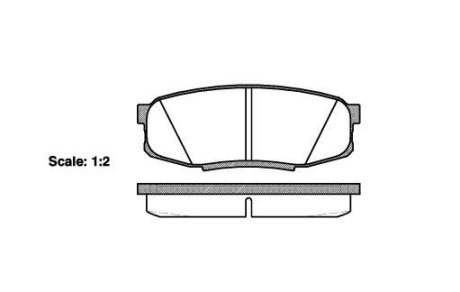 Колодки тормозные диск. задн. (Remsa) Toyota LC200 LC150 / Lexus LX570 GX460 WOKING P13723.00