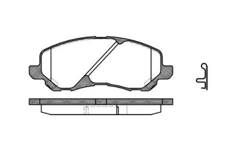 Колодки тормозные WOKING P904302